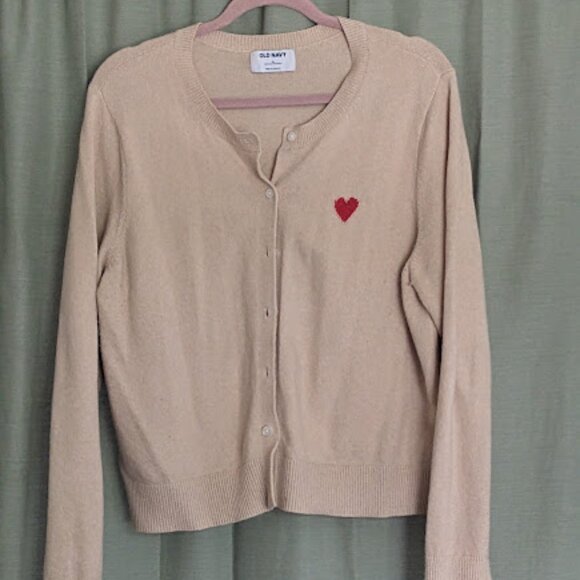 Old Navy Cream Cardigan - Picture 1 of 4